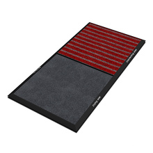 Indoor and outdoor disinfection floor mats are divided into wet and dry areas